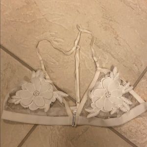 White bralette